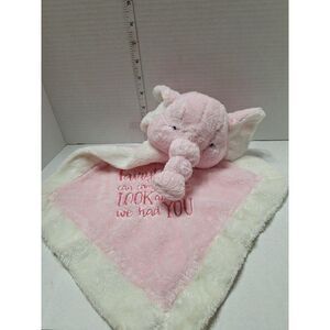 Baby Ganz Jellybean mini blankie pink elephant lovey Fairytales can come true
